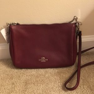Maroon Coach bag